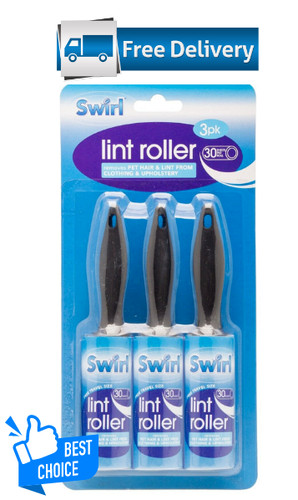 Swirl lint roller pack - lint,