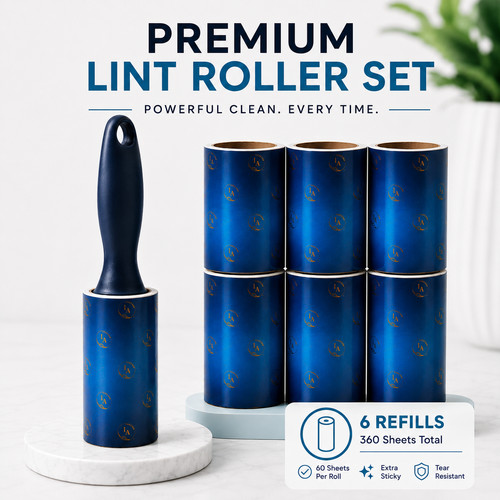 Lint roller refills - roller, 6