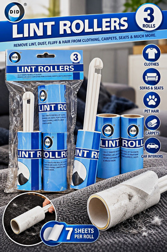 Pack lint rollers sticky - pack,