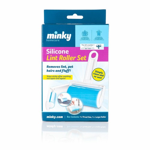 Minky lint roller set - set, silicone