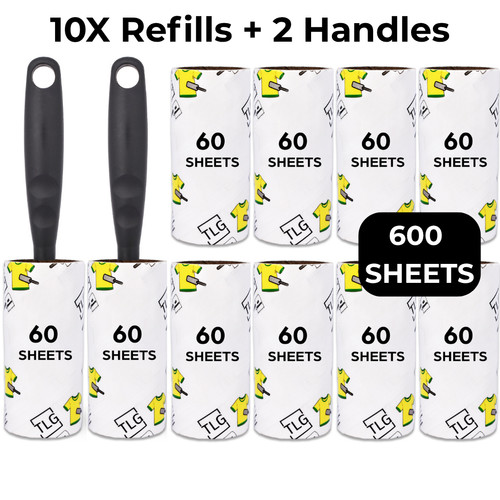 10x lint roller - 2, handles