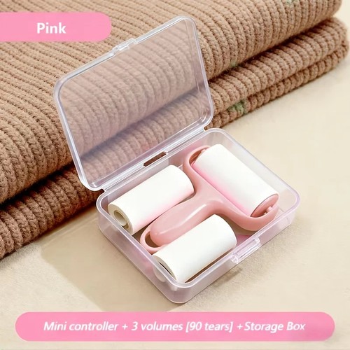 Portable mini lint - portable, roller