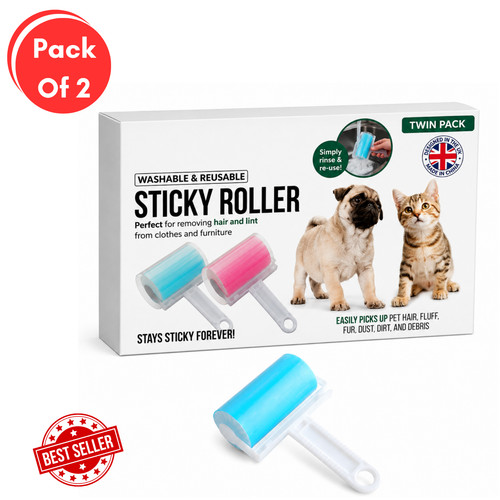 Reusable sticky lint roller - sticky,